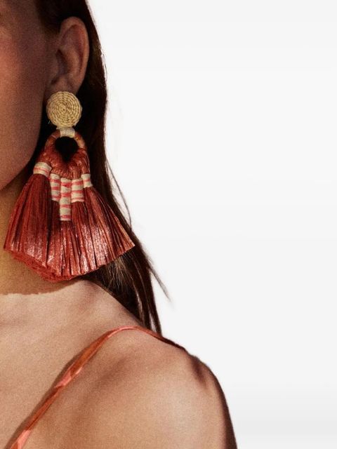 Johanna Ortiz Eternal Existence tassels earrings - Red - zdjęcie produktu nr 2