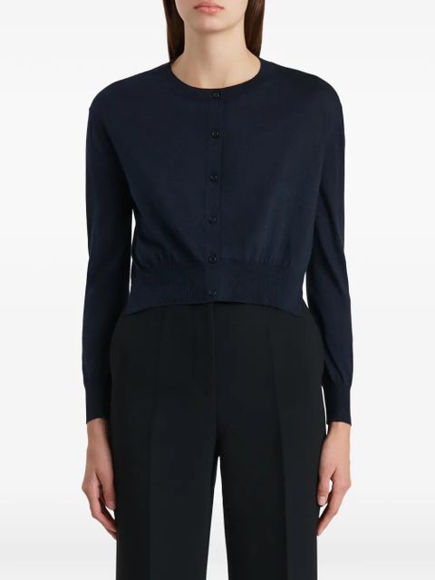 KHAITE button cardigan - Blue