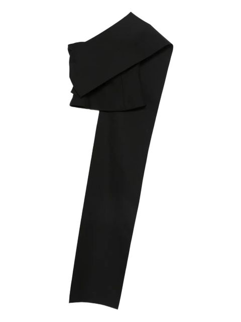 Róhe one-shoulder blouse - Black - zdjęcie produktu nr 1