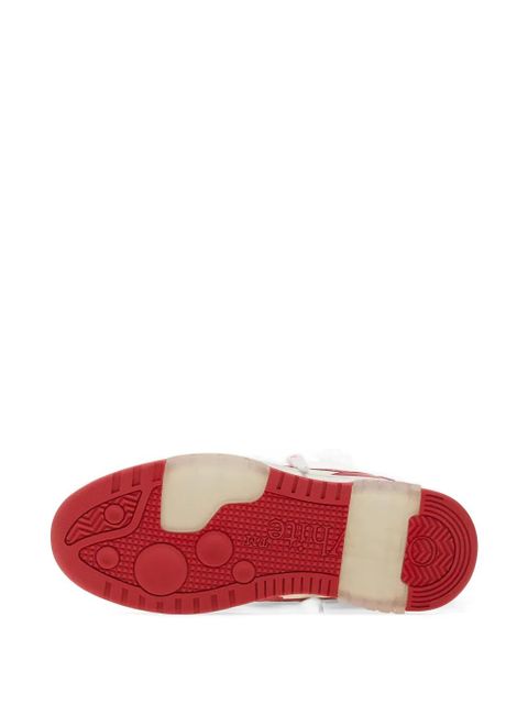 Off-White Out Of Office leather sneakers - Red