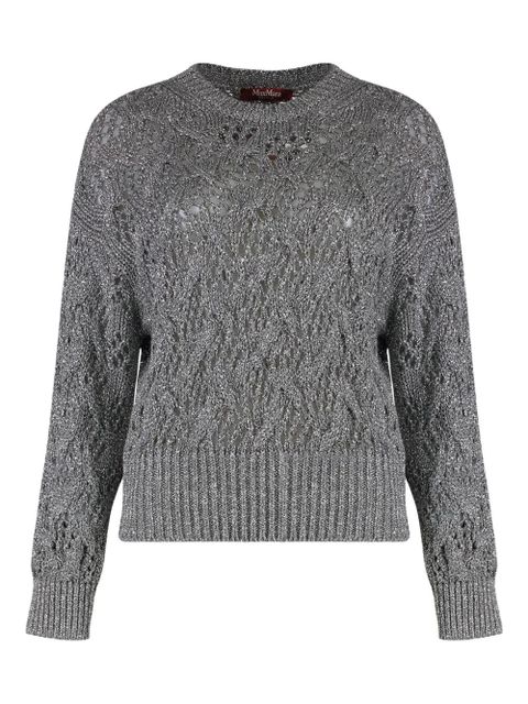 Max Mara Pilade lurex knit sweater - Grey - zdjęcie produktu nr 1