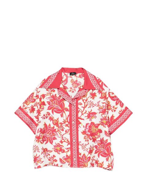 ETRO floral-patter short-sleeve shirt - Pink - zdjęcie produktu nr 1