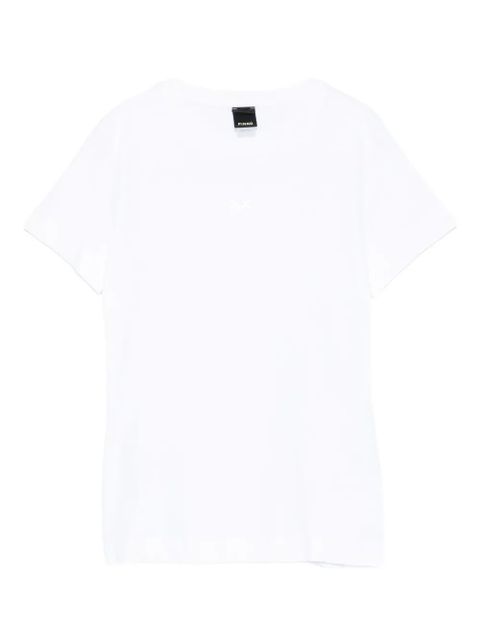PINKO short-sleeve cotton T-shirt - White - zdjęcie produktu nr 1