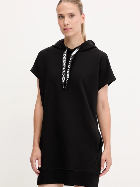 Dkny sukienka kolor czarny mini prosta DP5D4908 - zdjęcie produktu nr 1