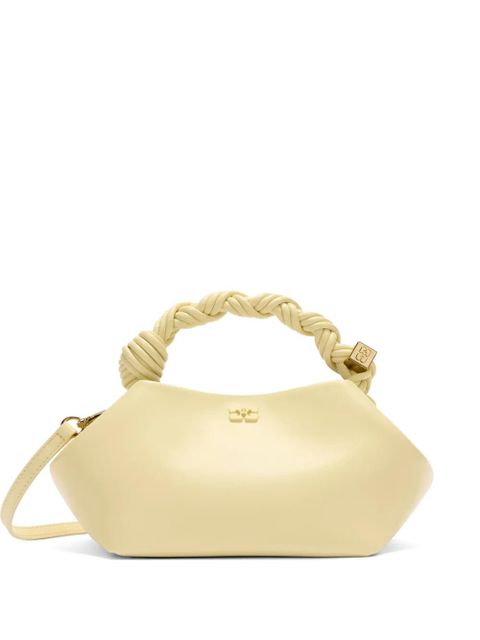 GANNI small braided-handle satchel bag - Yellow - zdjęcie produktu nr 1