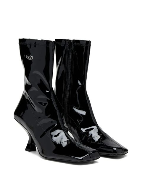 Diesel 75mm Amber logo-plaque ankle boots - Black - zdjęcie produktu nr 2