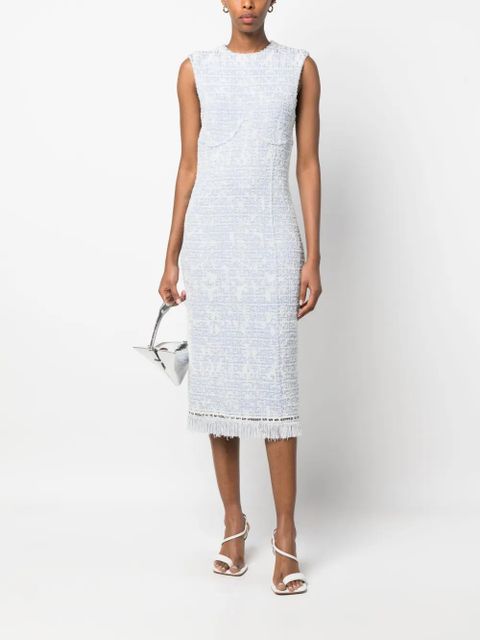 Givenchy 4G jacquard tweed dress - Blue - zdjęcie produktu nr 2