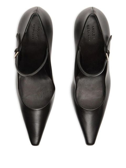 LouLou de Saison 85mm Carey pointed-toe heeled pumps - Black