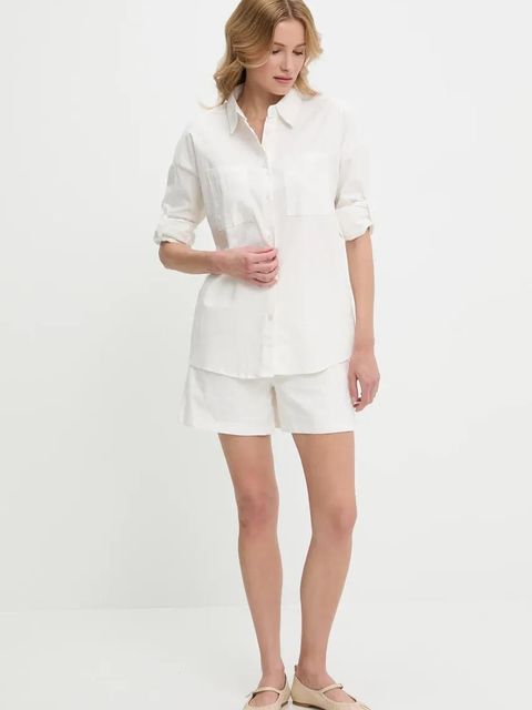 Answear.LAB koszula i szorty damski kolor biały - zdjęcie produktu nr 1