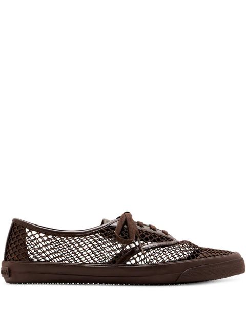 Aquazzura mesh-panel sneakers - Brown - zdjęcie produktu nr 1