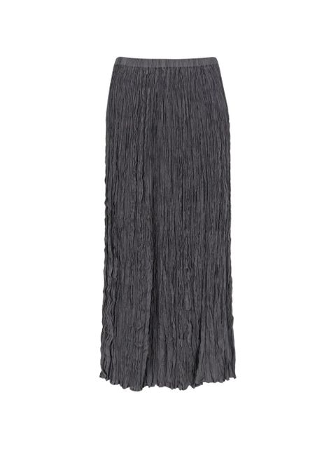 Alysi elasticated wrinkled skirt - Grey - zdjęcie produktu nr 1