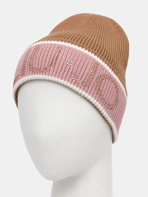 Liu Jo czapka kolor beżowy 2F5011.M0300 - zdjęcie produktu nr 2