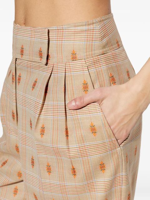ETRO checked trousers - Neutrals