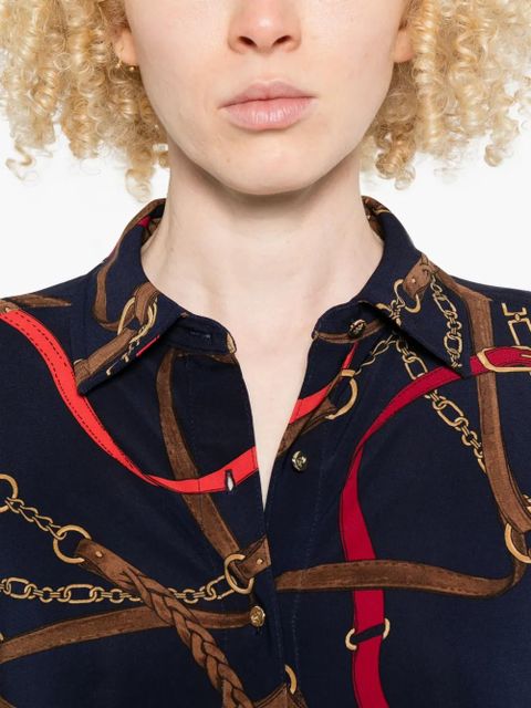 Lauren Ralph Lauren printed shirt - Blue