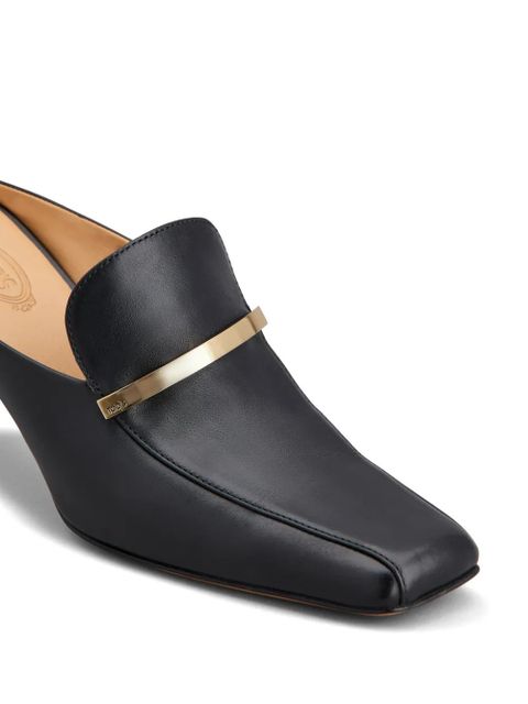 Tod's 71mm Cuoio mules - Black
