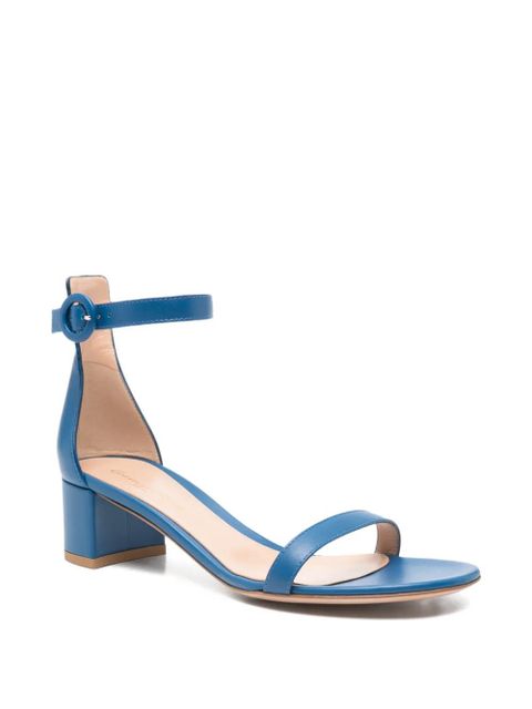Gianvito Rossi buckle-strap sandals - Blue - zdjęcie produktu nr 2