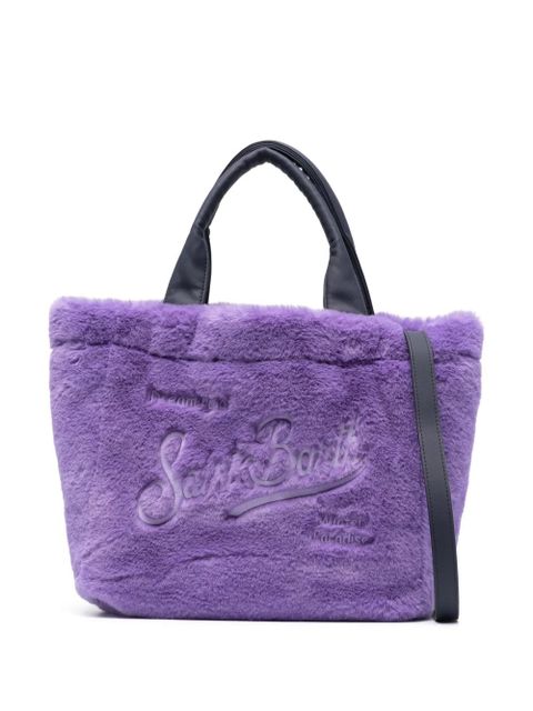 MC2 Saint Barth Colette faux-fur tote bag - Purple - zdjęcie produktu nr 1