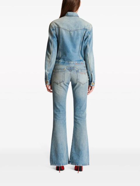 Balmain stonewashed denim jacket - Blue