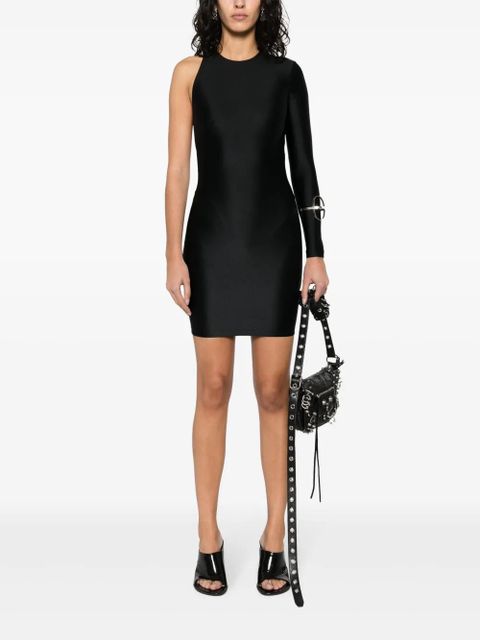 Balenciaga asymmetric mini dress - Black - zdjęcie produktu nr 2