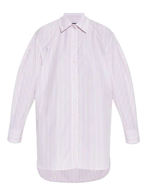 Jacquemus striped cotton shirt dress - Pink - zdjęcie produktu nr 1