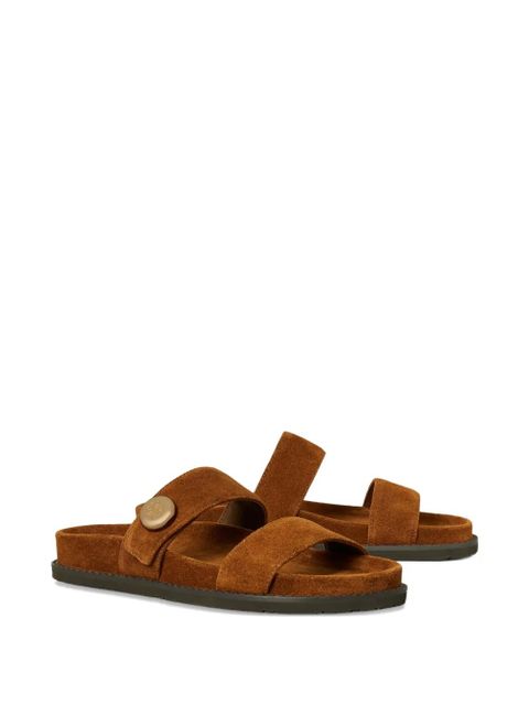 Tory Burch suede sandals - Brown - zdjęcie produktu nr 2