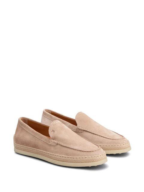 Tod's logo-debossed leather loafers - Neutrals - zdjęcie produktu nr 2