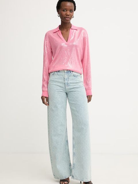 Liu Jo bluzka damska z wiskozy - zdjęcie produktu nr 1