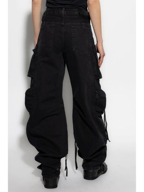 The Attico Fern cargo jeans - Black - zdjęcie produktu nr 2
