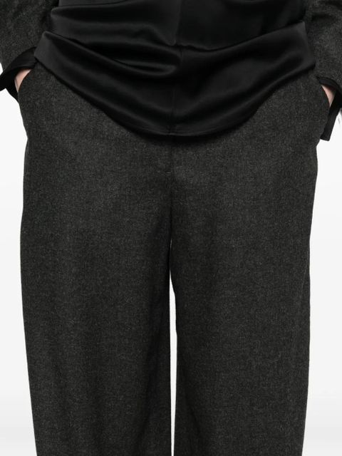 TOTEME dart-detail trousers - Grey