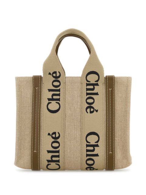 Chloé small Woody tote bag - Neutrals - zdjęcie produktu nr 1