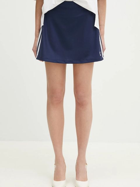 adidas Originals spódnica 3S Mini Skirt kolor granatowy mini rozkloszowana JD0283 - zdjęcie produktu nr 1