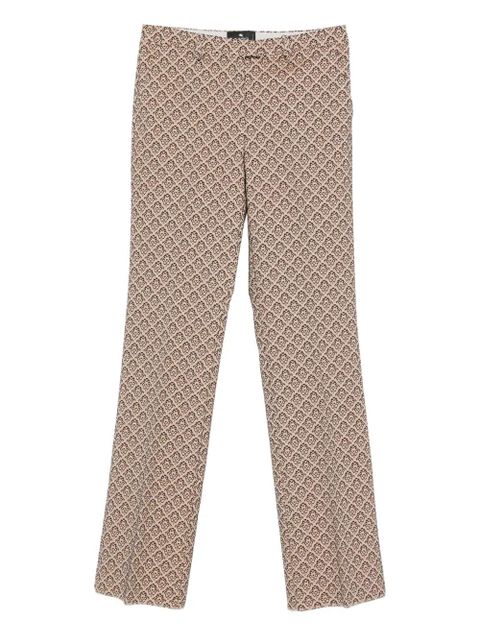 ETRO damask-pattern trousers - Neutrals - zdjęcie produktu nr 1