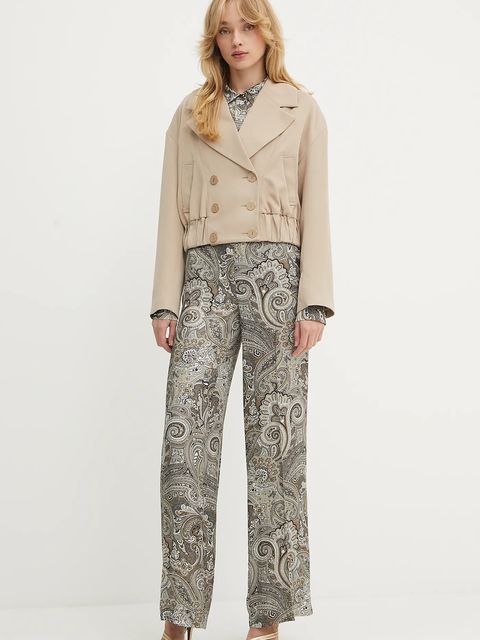 Marciano by Guess kurtka z domieszką wełny NINA kolor beżowy przejściowa 5YGL04 7340A - zdjęcie produktu nr 2