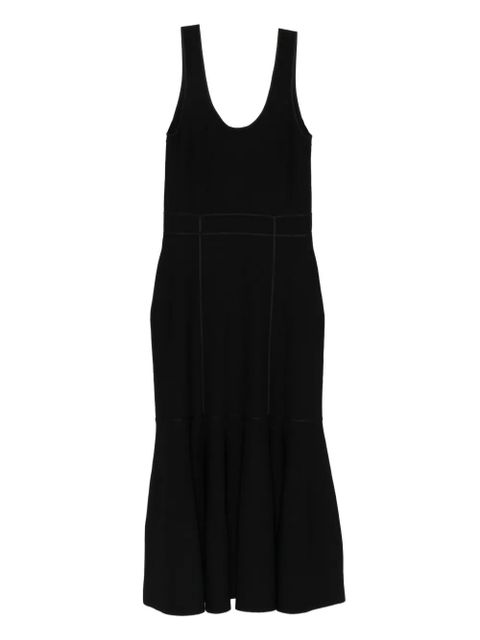 ZIMMERMANN Godet seamed dress - Black