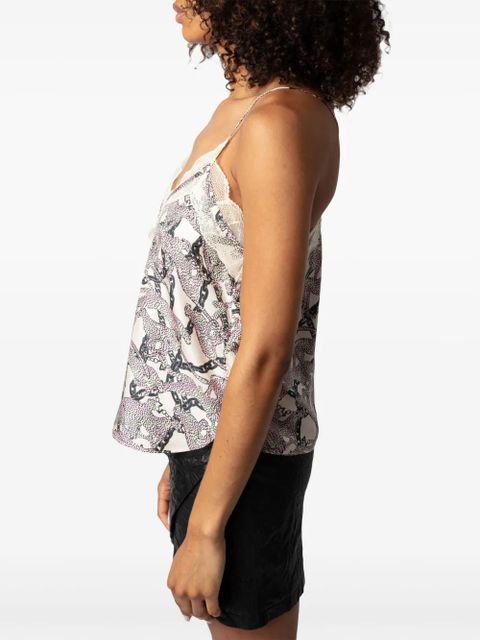 Zadig&Voltaire Christo Wild Chains top - Neutrals