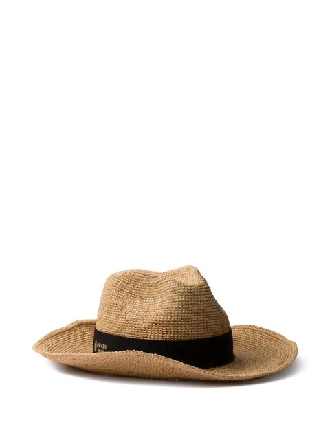 Prada crochet hat - Neutrals - zdjęcie produktu nr 1