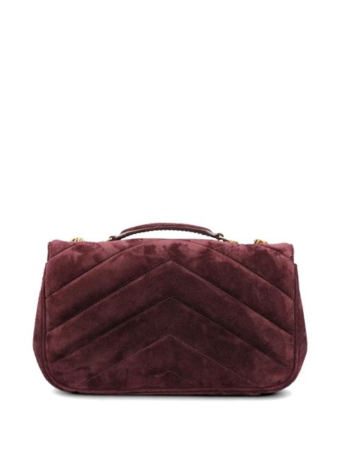 Saint Laurent small Loulou shoulder bag - Purple - zdjęcie produktu nr 2