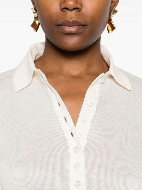 PINKO Pattini polo top - Neutrals