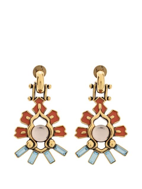 ETRO floral drop earrings - Gold - zdjęcie produktu nr 1