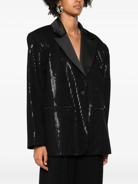 Eleh sequin-embellished jacket - Black