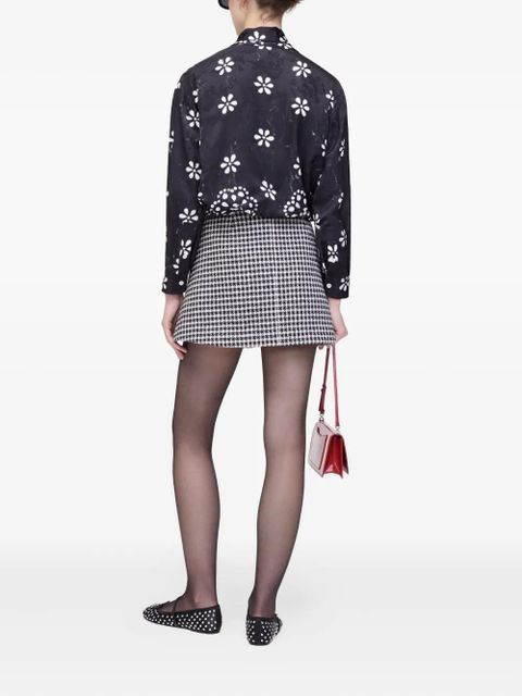 Marc Jacobs eyelet-bow blouse - Black