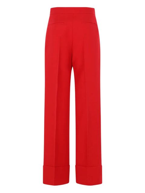 Valentino Garavani turn-up hem trousers - Red - zdjęcie produktu nr 2