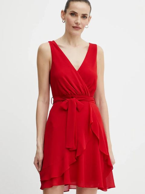 Morgan sukienka ROSVAL kolor czerwony mini prosta ROSVAL - zdjęcie produktu nr 1