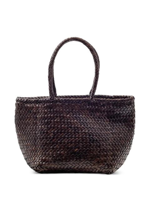 DRAGON DIFFUSION woven handle shoulder bag - Brown - zdjęcie produktu nr 1