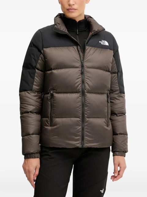 The North Face Diablo Down 2.0 panelled puffer jacket - Brown