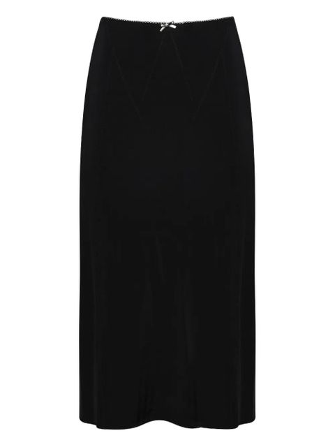 Rabanne mid-length skirt - P001 BLACK - zdjęcie produktu nr 1