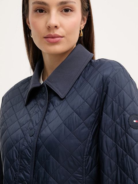 Tommy Hilfiger kurtka kolor granatowy przejściowa WW0WW45641