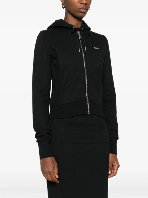 Coperni zip-up hoodie - Black