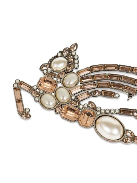 ETRO pegaso pearls brooch - Gold
