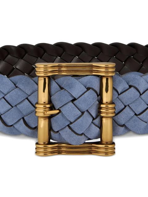 ETRO reversible woven belt - Blue